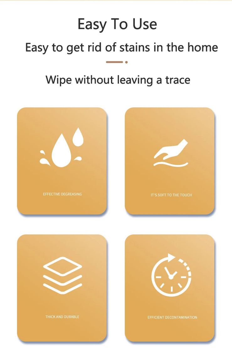 Bamboo Charcoal Fiber Cleaning Cloth Rags Water Absorption Non-Stick Oil Washing Kitchen Towel Household Cleaning Wiping Tools