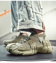 Men Trendy Octopus Sports Shoes Men Mesh Breathable Jogging Shoes Oversize Walking Shoes Male Footwear Mid-top Sock Sneakers