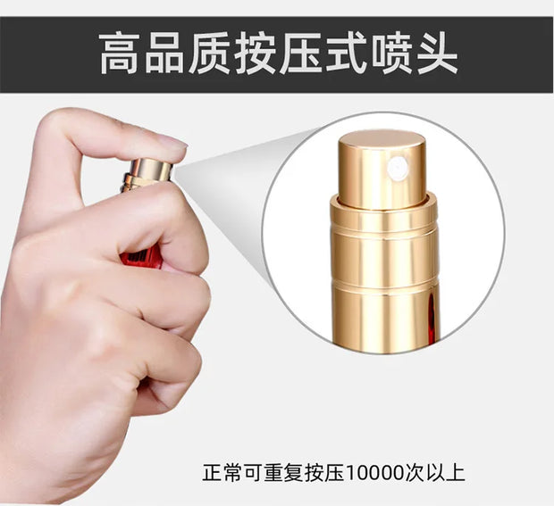 Mist Spray Bottle 5ml Perfume Atomizer Portable High Quality Steel Sprayer Suitable Boarding Tight Sealing Travel Perfume Spray