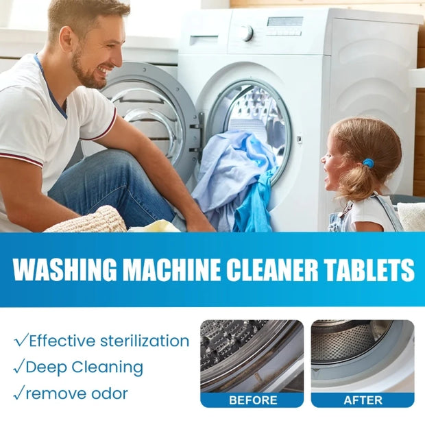 Washing Machine Cleaning Tablets Suitable Home Laundry Room Supplies