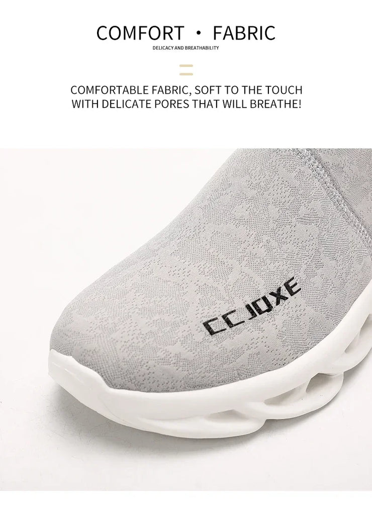 Socks Shoes for Men Black Sneakers Light Breathable Women Runing Shoes Outdoor Platform High Top Men Shoes New Unisex Sport Shoe