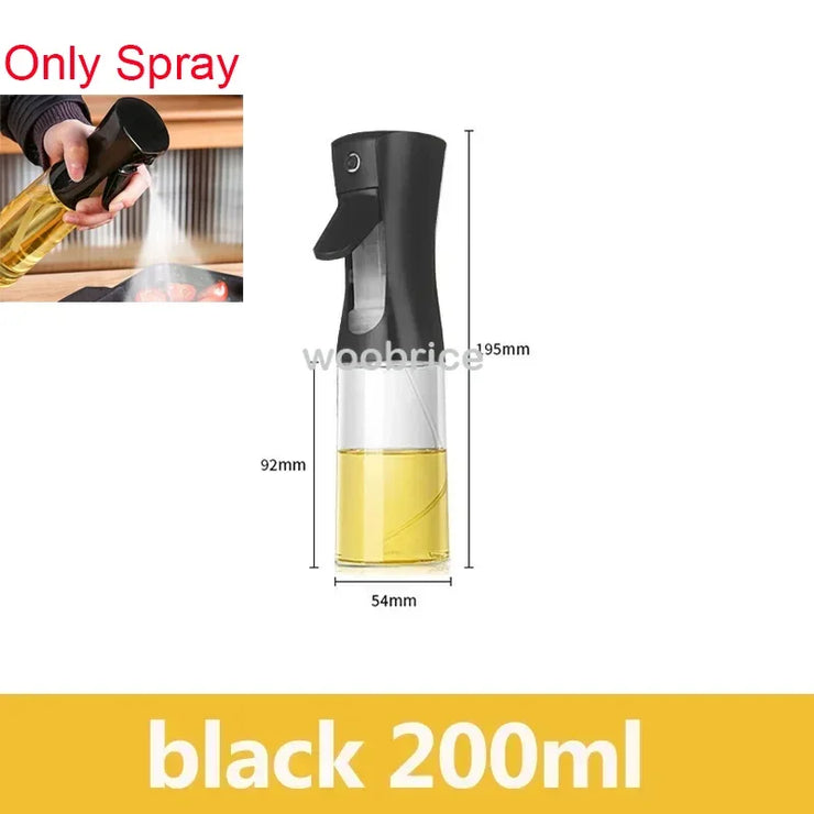 500ml Glass oil spray kitchen Spray Oil Sprayer Bottle Spray Oil Dispenser Oils Jar Cruet BBQ Baking Roasting Picnic Tool