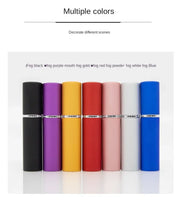 7PCS 5ML Aluminum Perfume Bottle Refillable Travel Perfume Atomizer Mini Glass Spray Bottle