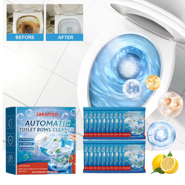 12/20Pcs Household Cleaning Accessories Washing Machine/Toilet Bowl/Pipe Cleaning Tablets Effervescent Cleaning Tablets Cleaner
