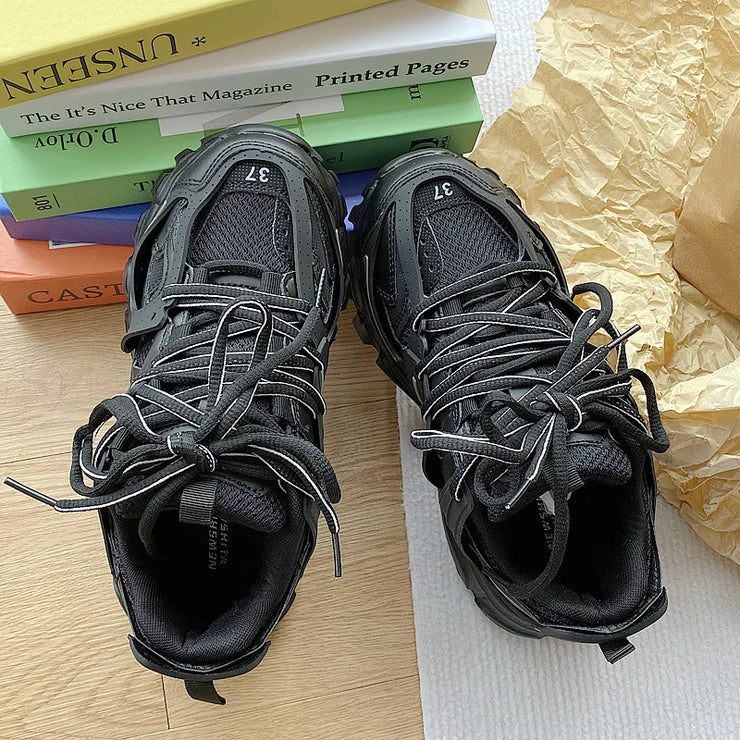 Chunky Sneakers Men Women Brand Designer Luxury Shoes Women's Casual Shoes Unisex Thick Sole Daddy Sneakers Girls Sports Shoes