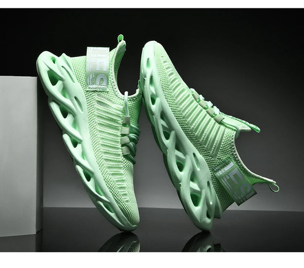 Men Shoes Comfortable Sneakers Breathable Running Shoes For Women Mesh Tennis Sports Shoes Outdoor Air Waling Casual