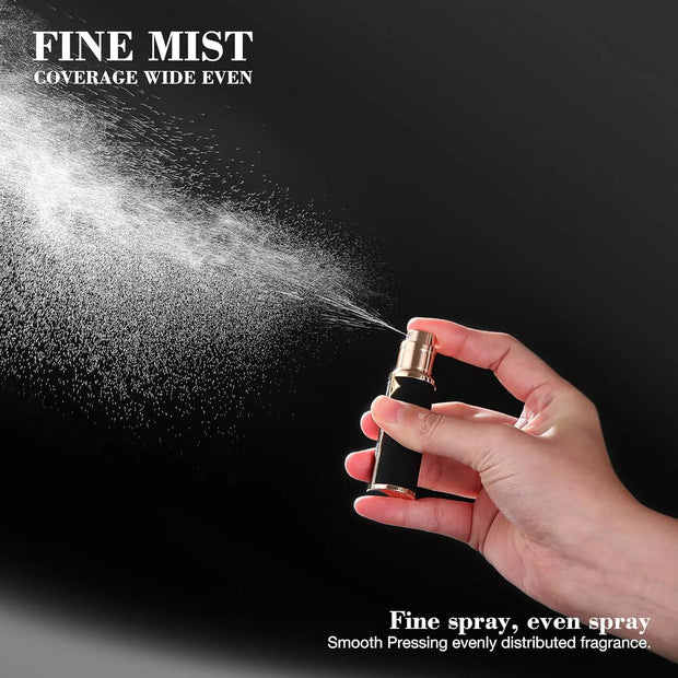 Perfume Travel Refillable Bottle 5ml Perfume Atomizer Bottle Portable Size Sprayer Bottle Luxurious Pocket Perfume Dispenser