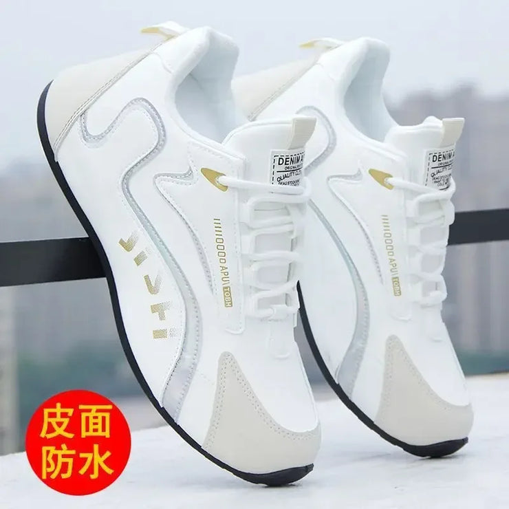 2024 Chunky Sneakers Men's Designer Soles Stylish Casual Leather Mesh Breathable Add To The Interior Platform Board Shoes