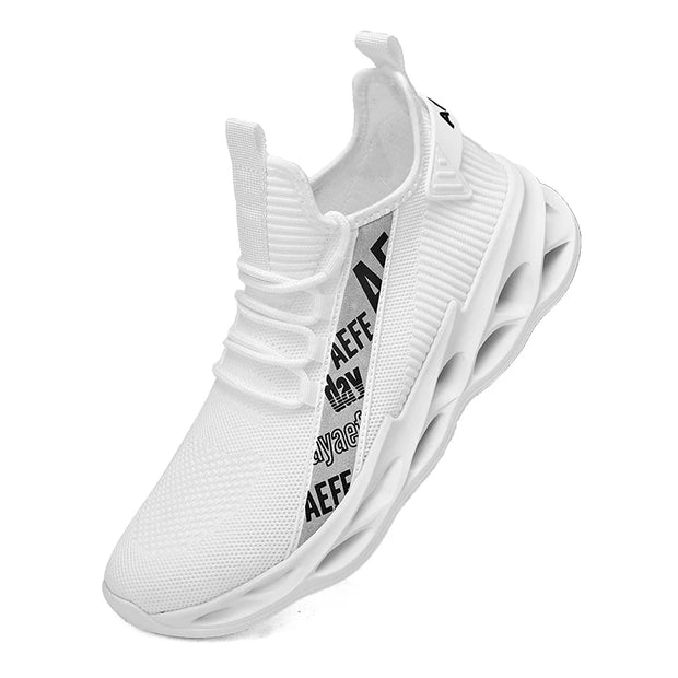 2025 New Men's Sneakers Mesh Breathable Running Shoes Fashion Outdoor Lace Up Sport Casual Shoes Lightweight Comfortable