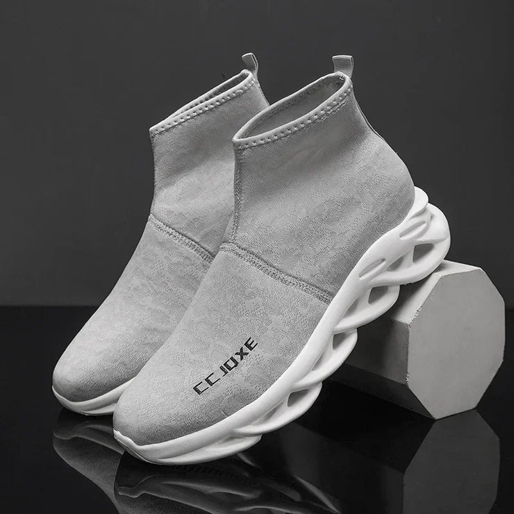 Socks Shoes for Men Black Sneakers Light Breathable Women Runing Shoes Outdoor Platform High Top Men Shoes New Unisex Sport Shoe