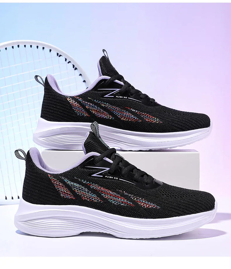Women's Running Shoes Mesh Soft Sole Outdoor Sports Shoe Tennis Breathable Fashion Sneakers