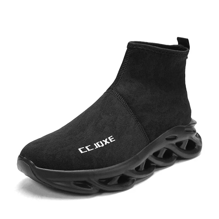 Socks Shoes for Men Black Sneakers Light Breathable Women Runing Shoes Outdoor Platform High Top Men Shoes New Unisex Sport Shoe