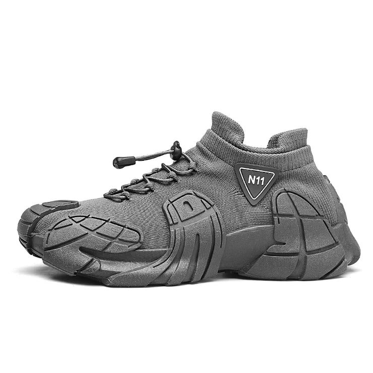Men Trendy Octopus Sports Shoes Men Mesh Breathable Jogging Shoes Oversize Walking Shoes Male Footwear Mid-top Sock Sneakers