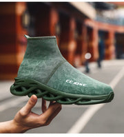 Socks Shoes for Men Black Sneakers Light Breathable Women Runing Shoes Outdoor Platform High Top Men Shoes New Unisex Sport Shoe