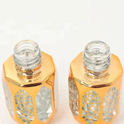 Travel 6ml Mini Spray Bottle Luxury Gold Plating Glass Perfume Portable Refillable Bottles Transparent Alcohol Mist Atomizer