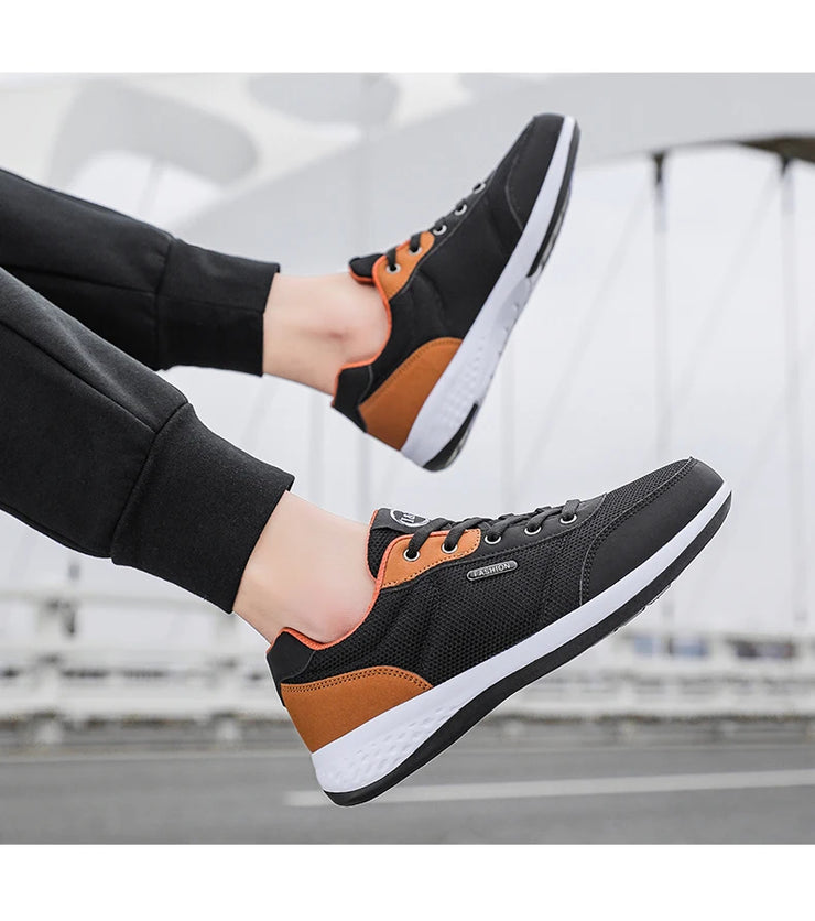 Men Running Shoes Trend Casual Shoes Fashion Mesh Breathable Leisure Male Sneakers Non-Slip Footwear Walking Men Jogging Shoes