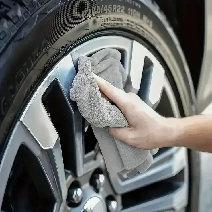Bamboo Charcoal Dishcloth Reusable Absorbent Car Window Cleaning Cloths Non-stick Oil Microfiber Towel Home Washing Dishes Rag