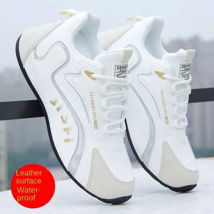 2024 Chunky Sneakers Men's Designer Soles Stylish Casual Leather Mesh Breathable Add To The Interior Platform Board Shoes
