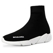 High-top Sock Sneakers Men Large Size 47 Women Sock Shoes Comfortable Breathable Casual Sport Shoes Lightweight Sneakers Male
