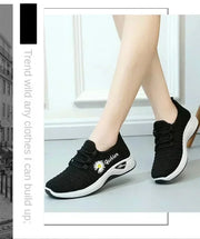 2025 NEW Stylish Women's Casual Flats in Fabric, Soft Sole Sneakers for Light Running and Everyday Wear