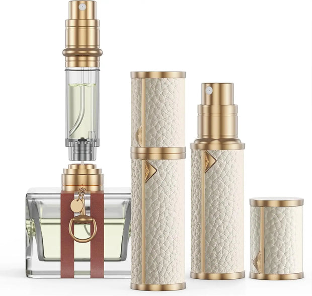 Perfume Travel Refillable Bottle 5ml Perfume Atomizer Bottle Portable Size Sprayer Bottle Luxurious Pocket Perfume Dispenser