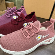 2025 NEW Stylish Women's Casual Flats in Fabric, Soft Sole Sneakers for Light Running and Everyday Wear