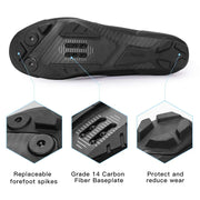 Santic Cycling Mountain Lock Shoes Outdoor Riding Sport MTB Bike Indoor Biking Carbon Fiber Sole Sneakers Comfortable Breathable