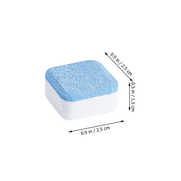 12 PCS Household Cleaning Accessories Washing Machine Cleaning Tablets Effervescent Cleaning Tablets Cleaner For Washers