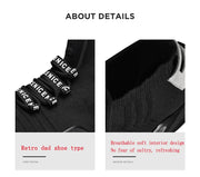 2025 New In Men's Retro Sock Sneakers High Top Chunky Men Shoes Breathable Thick Bottom Casual Shoes Zapatos De Hombre