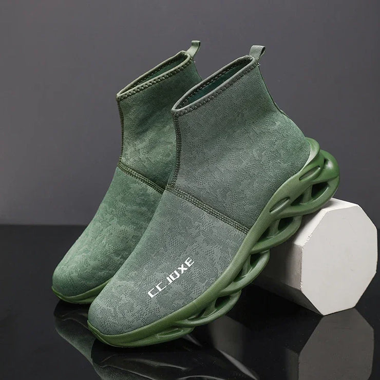 Socks Shoes for Men Black Sneakers Light Breathable Women Runing Shoes Outdoor Platform High Top Men Shoes New Unisex Sport Shoe