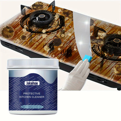 Powerful Kitchen Grease Cleaner Powder-Effective On Stainless Steel, Porcelain,Enamel,Painted Surfaces-Cleans Grease In Kitchen