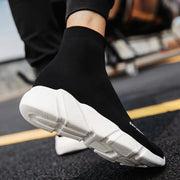 High-top Sock Sneakers Men Large Size 47 Women Sock Shoes Comfortable Breathable Casual Sport Shoes Lightweight Sneakers Male