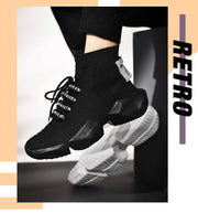 2025 New In Men's Retro Sock Sneakers High Top Chunky Men Shoes Breathable Thick Bottom Casual Shoes Zapatos De Hombre