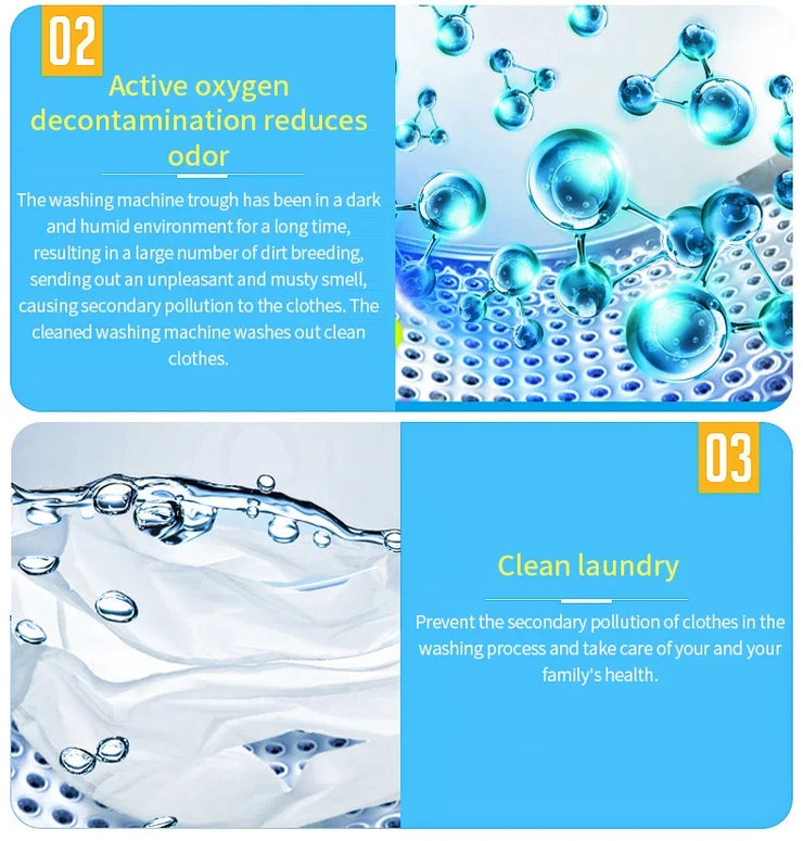 Detergent 4/8/12 PCS Household Cleaning Accessories Washing Machine Cleaning Tablets Effervescent Cleaning Tablets Cleaner For