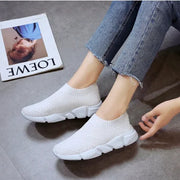 Women Shoes Knitting Sock Sneakers Women Lightweight Casual Slip On Flat Laides Shoes Woman Plus Size Loafers Walking Famela