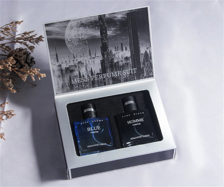 Fascination Man Perfume Gift Box 2pcs Set 60ml Men Perfumes Hombres Originales Fresh Fragrance Spray Cologne Scent Parfums Homme