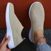 YRZL Womens Shoes Knitting Sock Sneakers Women Flat Shoes Casual Breathable Comfortable Slip on Flats Walking Shoes for Women