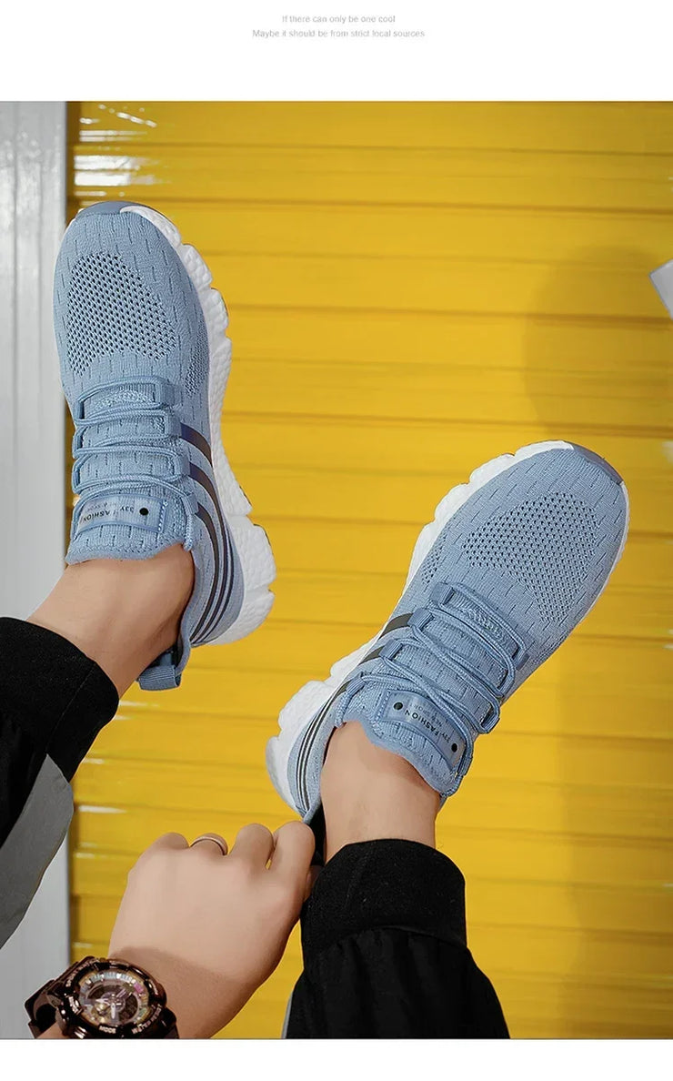 Summer Shoes Men Fashion Sneakers Breathable Mesh Casual Sneakers Tennis Female Lightweight Luxury Brand Trendy Shoes 2024
