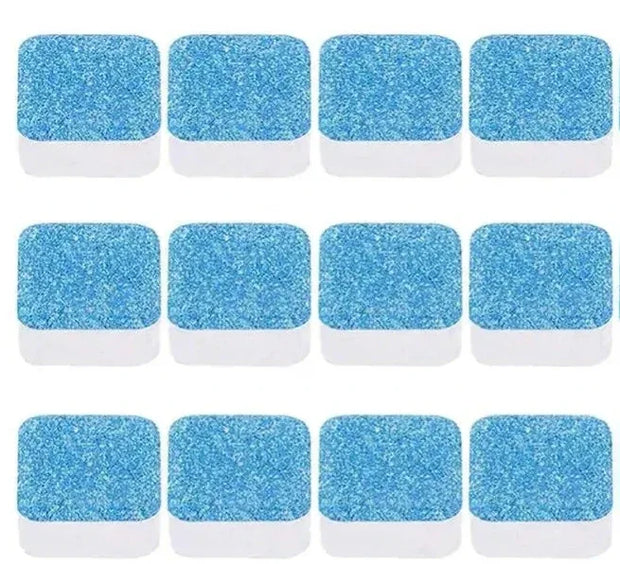 Detergent 4/8/12 PCS Household Cleaning Accessories Washing Machine Cleaning Tablets Effervescent Cleaning Tablets Cleaner For