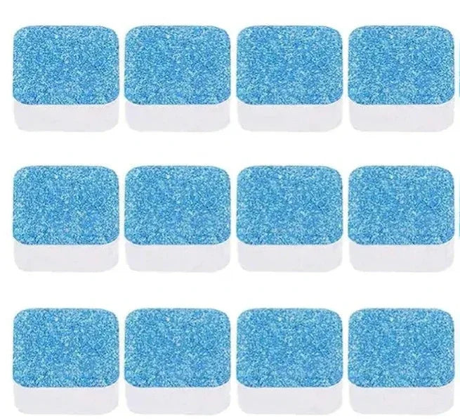 Detergent 4/8/12 PCS Household Cleaning Accessories Washing Machine Cleaning Tablets Effervescent Cleaning Tablets Cleaner For
