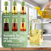 500ml Glass oil spray kitchen Spray Oil Sprayer Bottle Spray Oil Dispenser Oils Jar Cruet BBQ Baking Roasting Picnic Tool