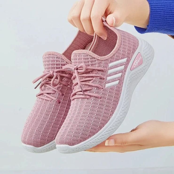 Women's lightweight sports shoes, adult sports shoes, breathable mesh shoes, comfortable soft sole sneakers women  shoes