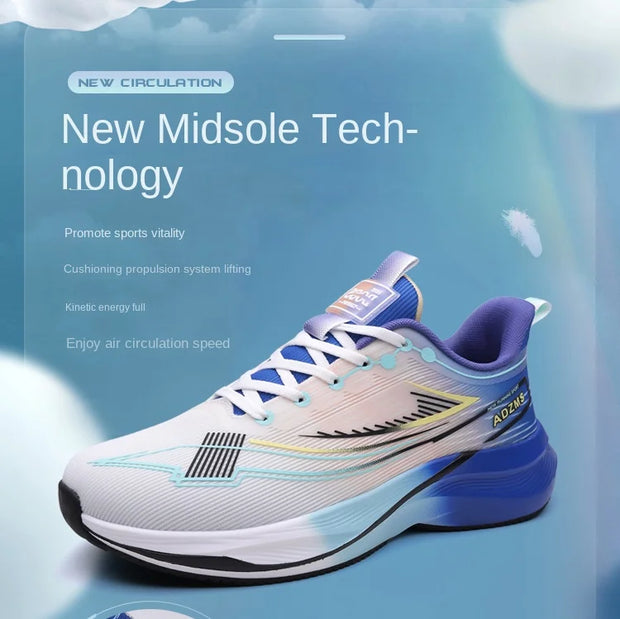 Men's Shoes Mesh Shoes Men's Lightweight Soft-Soled Running Shoes Spring and Summer Breathable Trendy Shoes Casual Non-Slip Spor