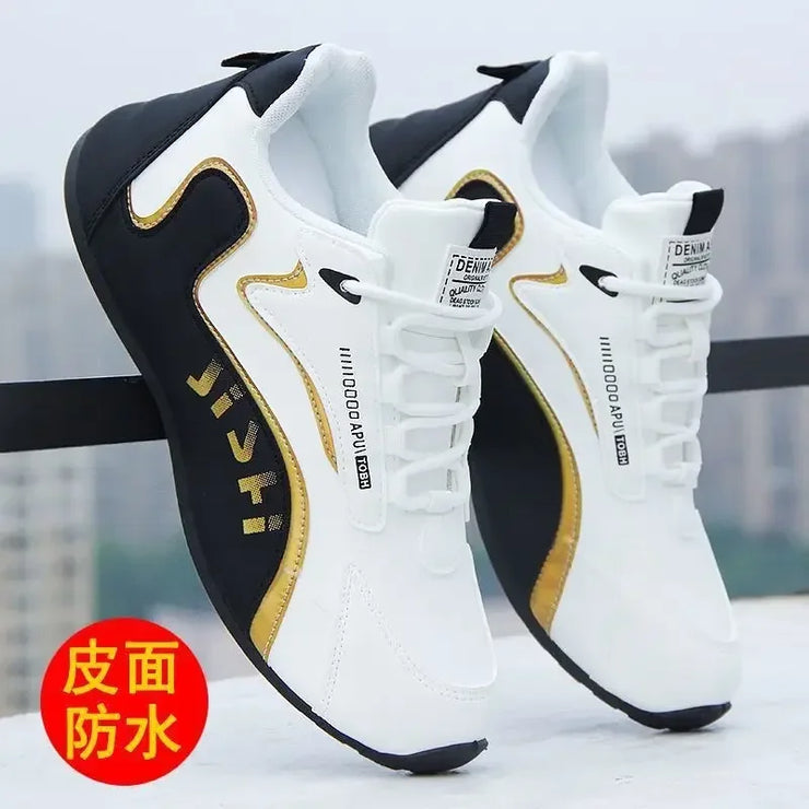 2024 Chunky Sneakers Men's Designer Soles Stylish Casual Leather Mesh Breathable Add To The Interior Platform Board Shoes