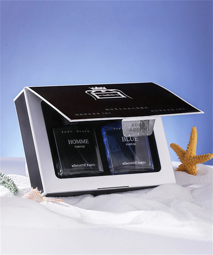 Fascination Man Perfume Gift Box 2pcs Set 60ml Men Perfumes Hombres Originales Fresh Fragrance Spray Cologne Scent Parfums Homme