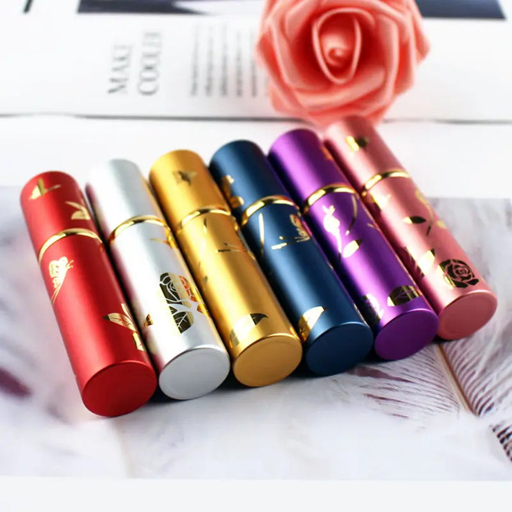 10ml Glass Spray Bottle Metal Perfume Bottles Empty Atomizer Glass Botle Refillable Vials