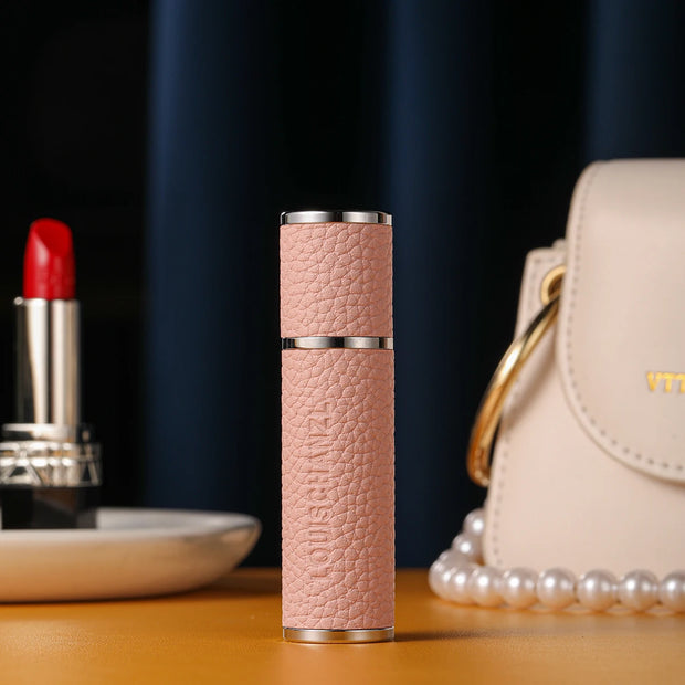Louischanzl Perfume Atomizer Bottle magnet  Portable leather Sprayer for Boarding Tight Sealing Travel Perfume Spray gift 5ml