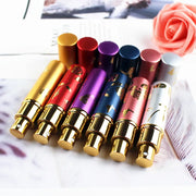 10ml Glass Spray Bottle Metal Perfume Bottles Empty Atomizer Glass Botle Refillable Vials
