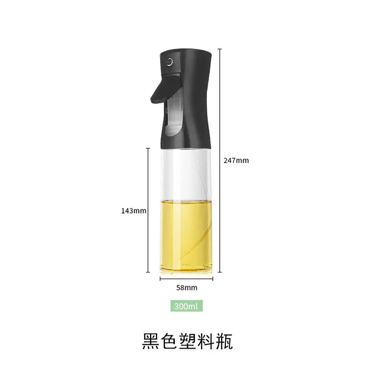 Pneumatic Oil Spray Bottle for Kitchen - Precision Cooking Oil Sprayer for BBQ, Olive Oil, Baking & Frying - BPA-Free Plastic
