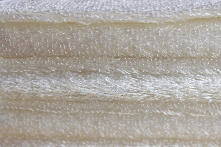 1/5PCS Natural Bamboo Fiber Thickened Cleaning Cloth White Dish Towel Kitchen Scouring Pad Easy To Clean Bathroom Rags Dishcloth